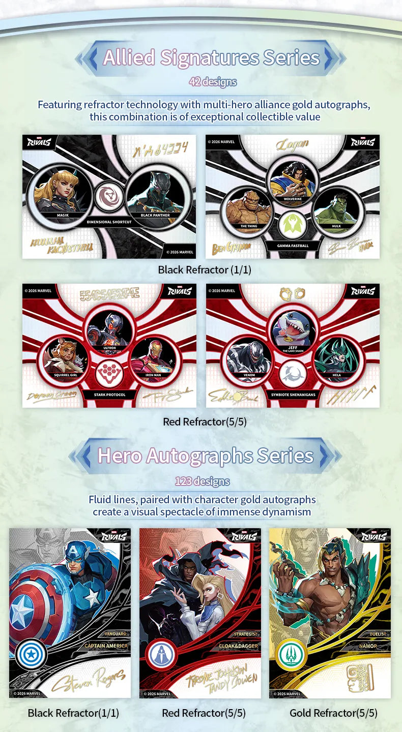 2026 CardFun Marvel Rivals Eternal Glory Hobby Box
