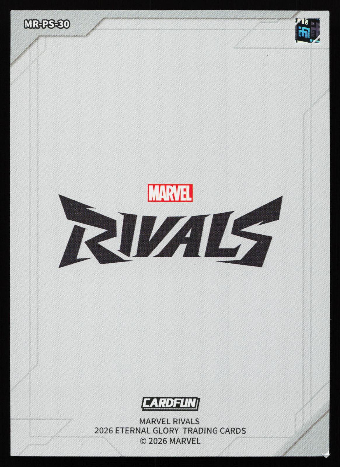 Cardfun Marvel Rivals MR-PS-30 Art Gallery #30 back