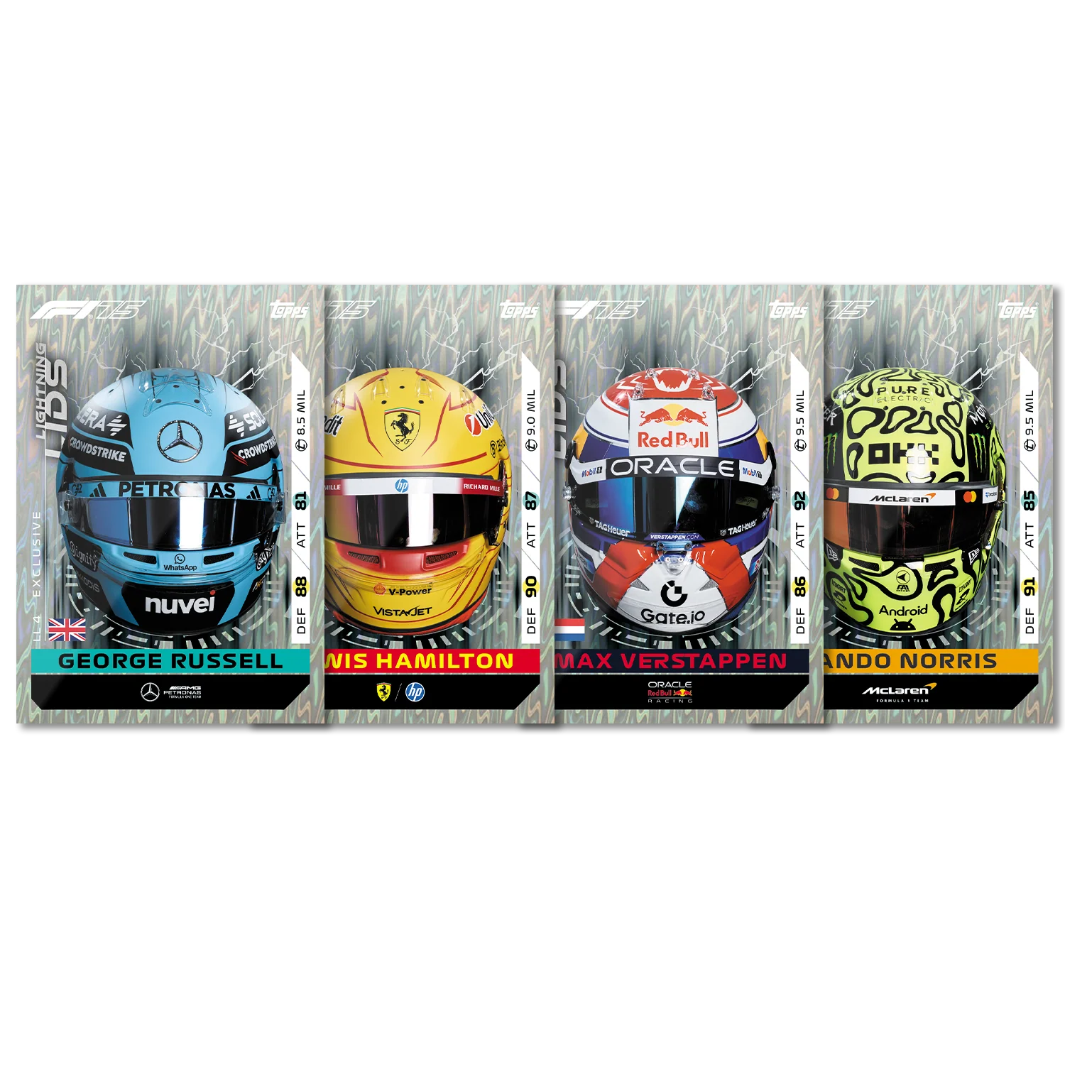 2025 Topps Turbo Attax Formula 1 Lightning Lids Mega Tin