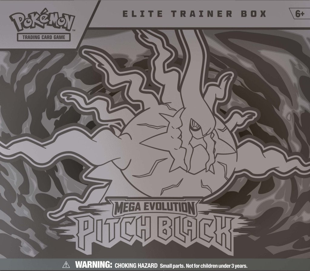 Pokemon TCG: Mega Evolution - Pitch Black Elite Trainer Box - 1 PER PERSON LIMIT