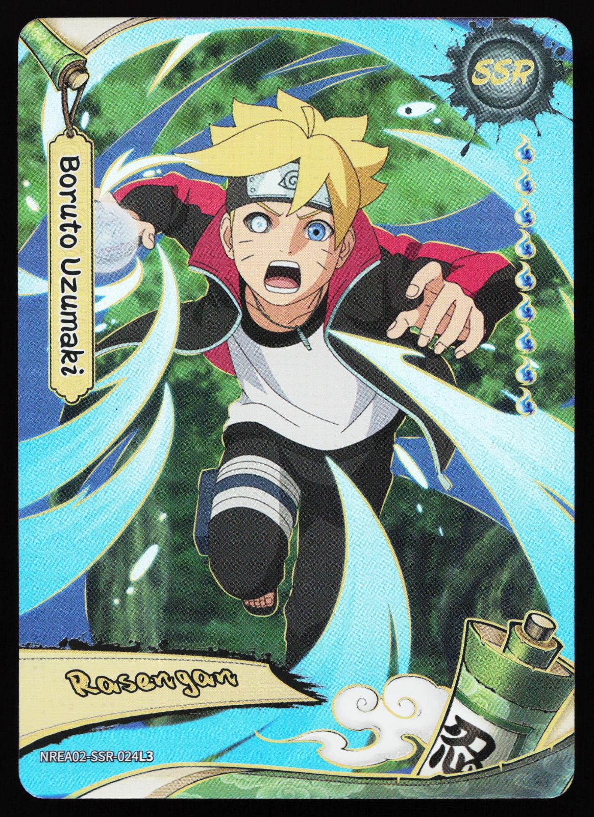 Naruto Kayou Earth Scrolls Series 2 Boruto Uzumaki NREA02-SSR-024L3 Super Secret Rare