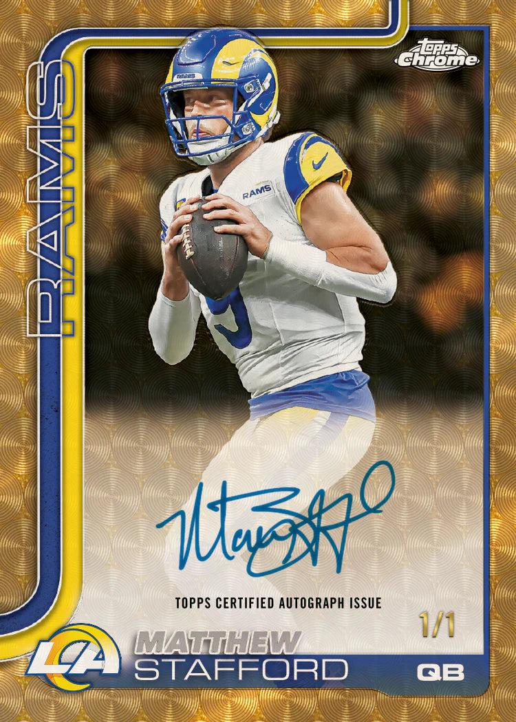 2025 Topps Chrome Football NFL Mega Box