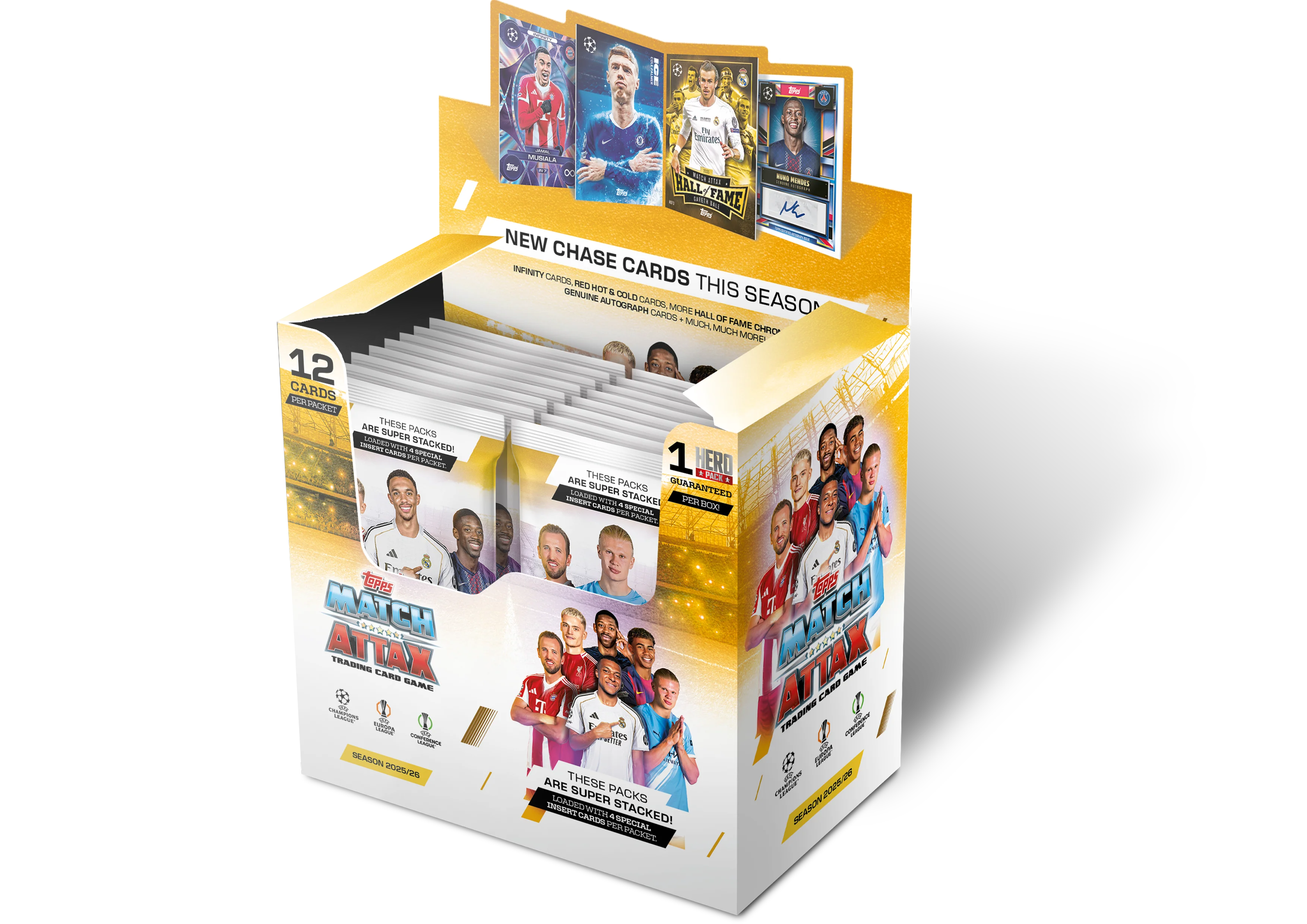 2025-26 Topps Match Attax UEFA Club Competitions Soccer Booster Box 2025-26 Topps Match Attax UEFA Club Competitions Soccer Booster Box