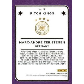 2021-22 Donruss #16 Marc-Andre ter Stegen Pitch Kings