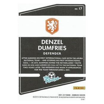 2021-22 Donruss #17 Denzel Dumfries The Rookies Press Proof