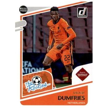 2021-22 Donruss #17 Denzel Dumfries The Rookies Press Proof