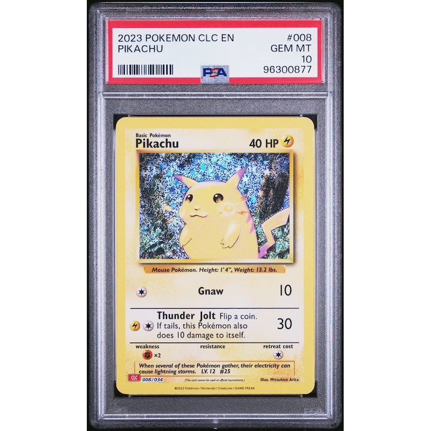 2023 Pokemon Clc-Trading Card Game Classic Charizard & Ho-Oh Ex Deck #008 Pikachu PSA 10