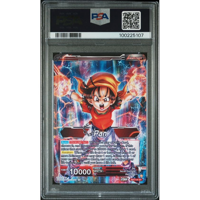 2024 Dragon Ball Super Card Game Premium Anniversary Box #SD17-01 Pan, Rdy/Fght Returns PSA 10