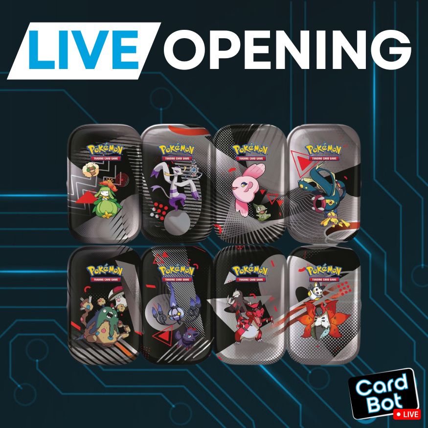 LIVE OPENING - Pokémon TCG Black Bolt / White Flare Unova Mini Tin