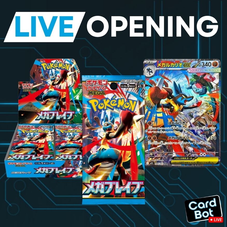 LIVE OPENING - Pokémon TCG Mega Brave (Japanese)