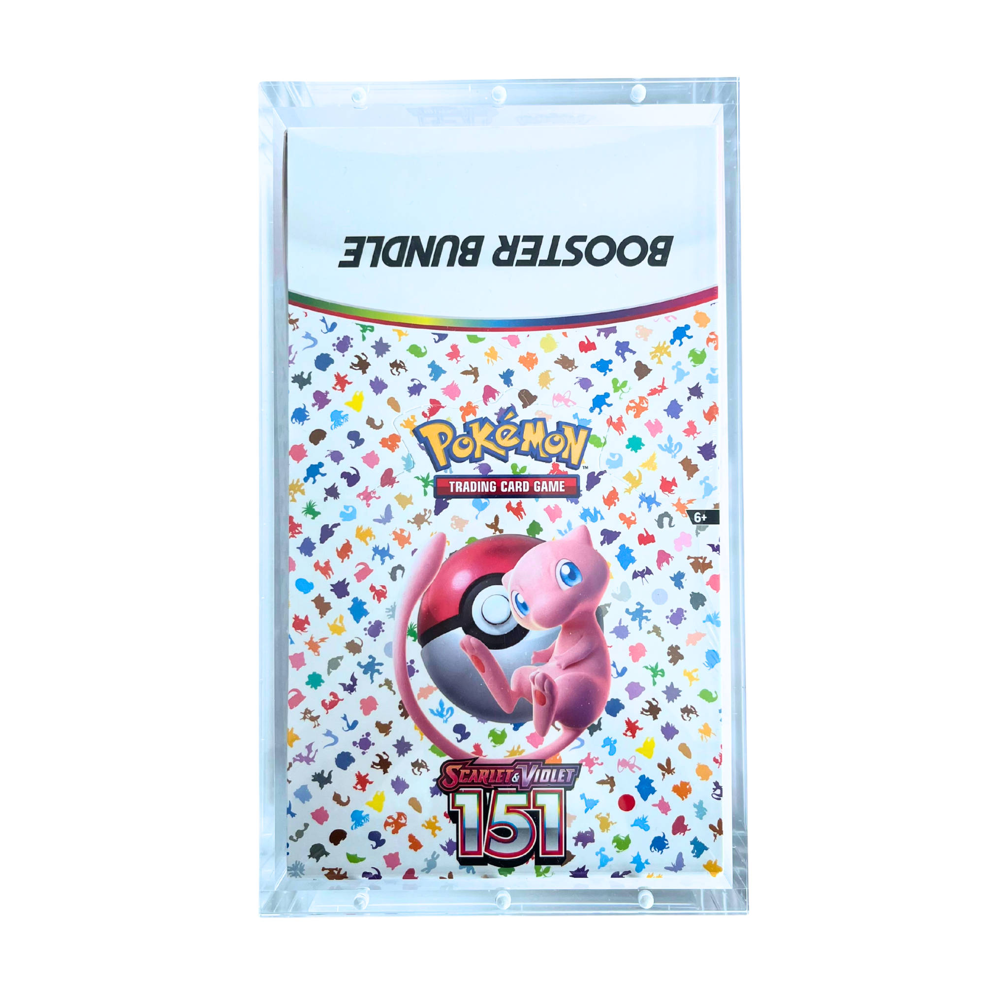 Pokmon TCG 151 Booster Bundle Display with Acrylic Case Pokmon TCG 151 Booster Bundle Display with Acrylic Case