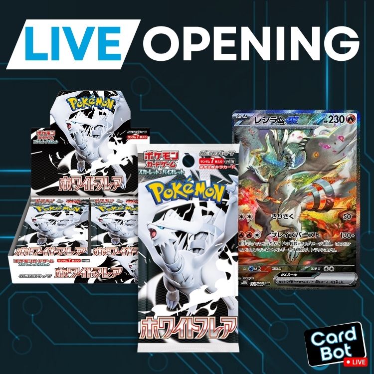 LIVE OPENING - Pokémon TCG White Flare (Japanese)