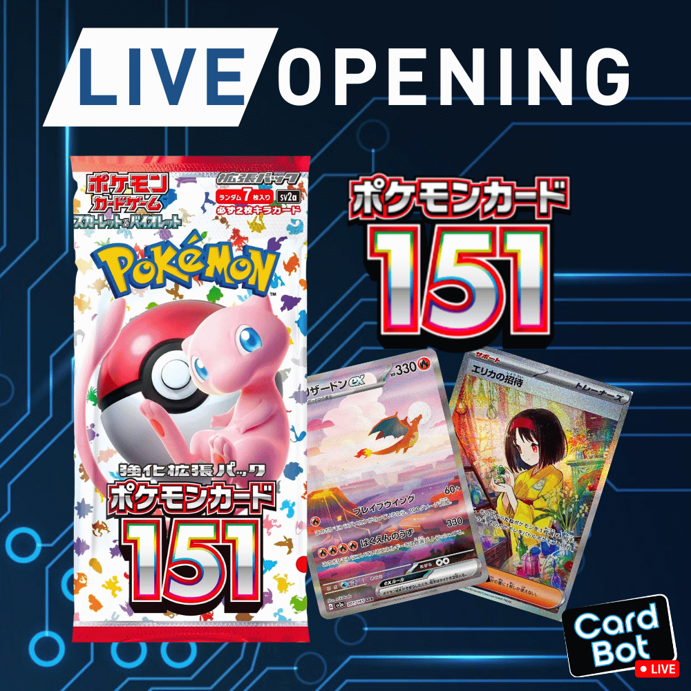 LIVE OPENING - Pokémon 151 Booster Pack (Japanese)