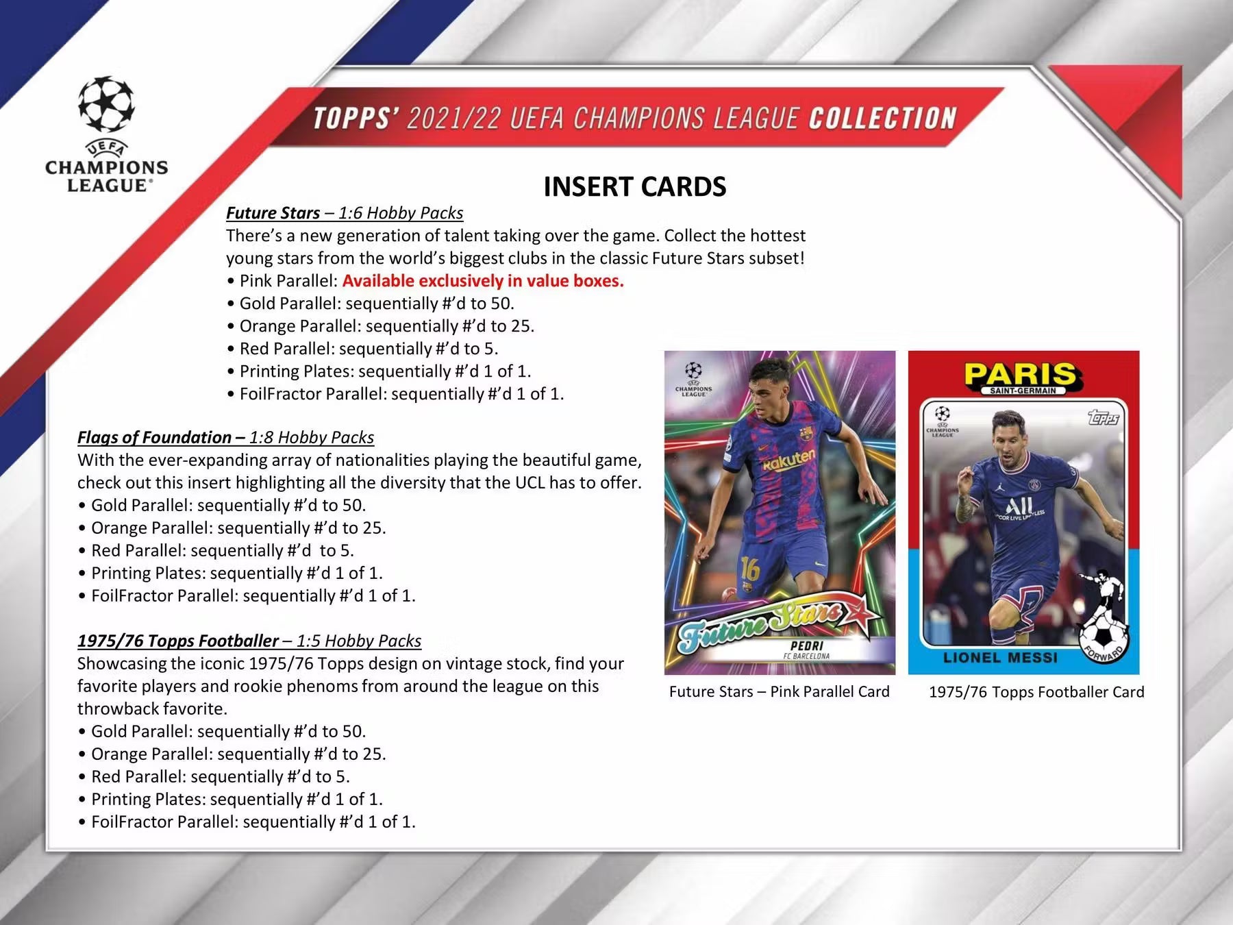 2021-22 Topps UEFA Champions League Soccer Blaster Box