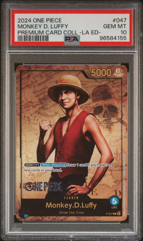 2024 One Piece Premium Card Collection -Live Action Edition- #047 Monkey D. Luffy PSA 10