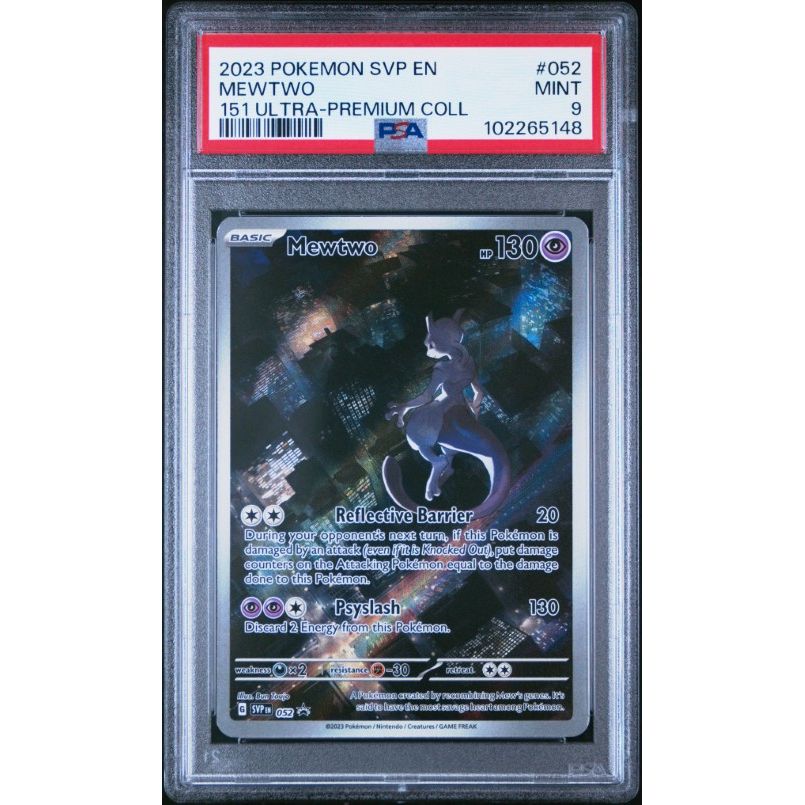 2023 Pokemon Svp En-Sv Black Star Promo #052 Mewtwo 151 Ultra-Premium
