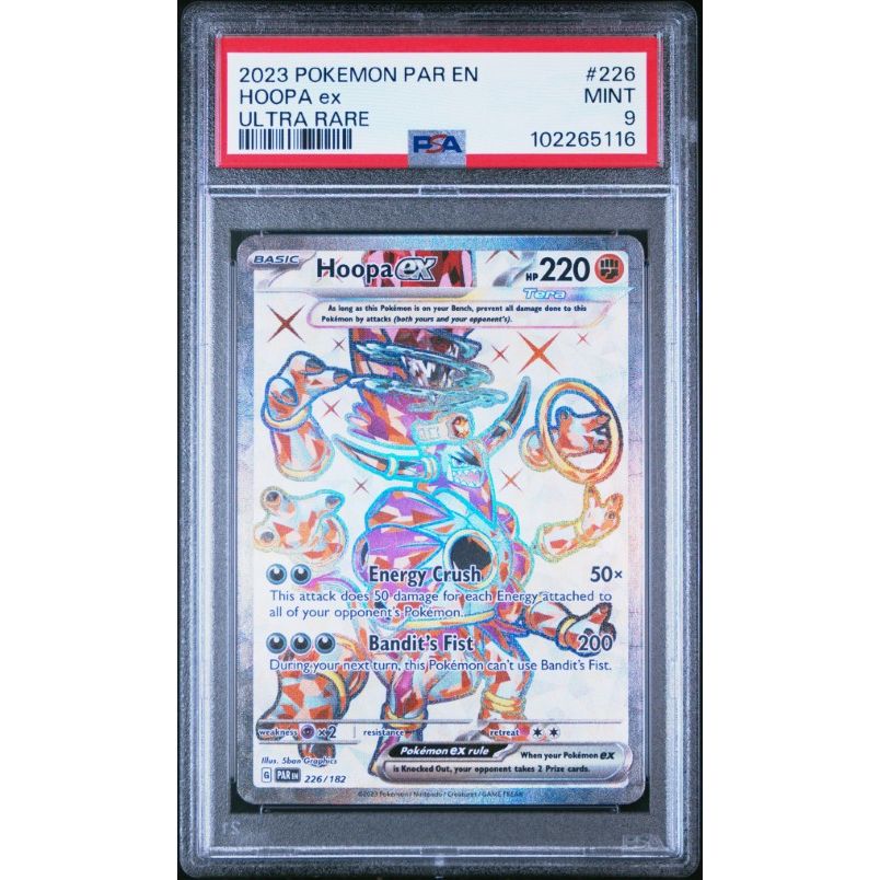 2023 Pokemon Par En-Paradox Rift #226 Hoopa Ex Ultra Rare PSA 9 2023 Pokemon Par En-Paradox Rift #226 Hoopa Ex Ultra Rare PSA 9