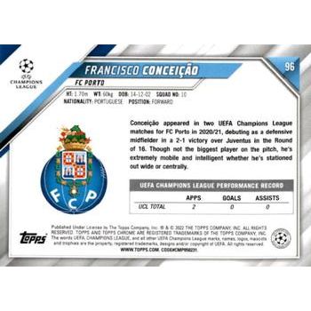 2021-22 Topps Chrome UEFA Champions League #96 Francisco Conceição