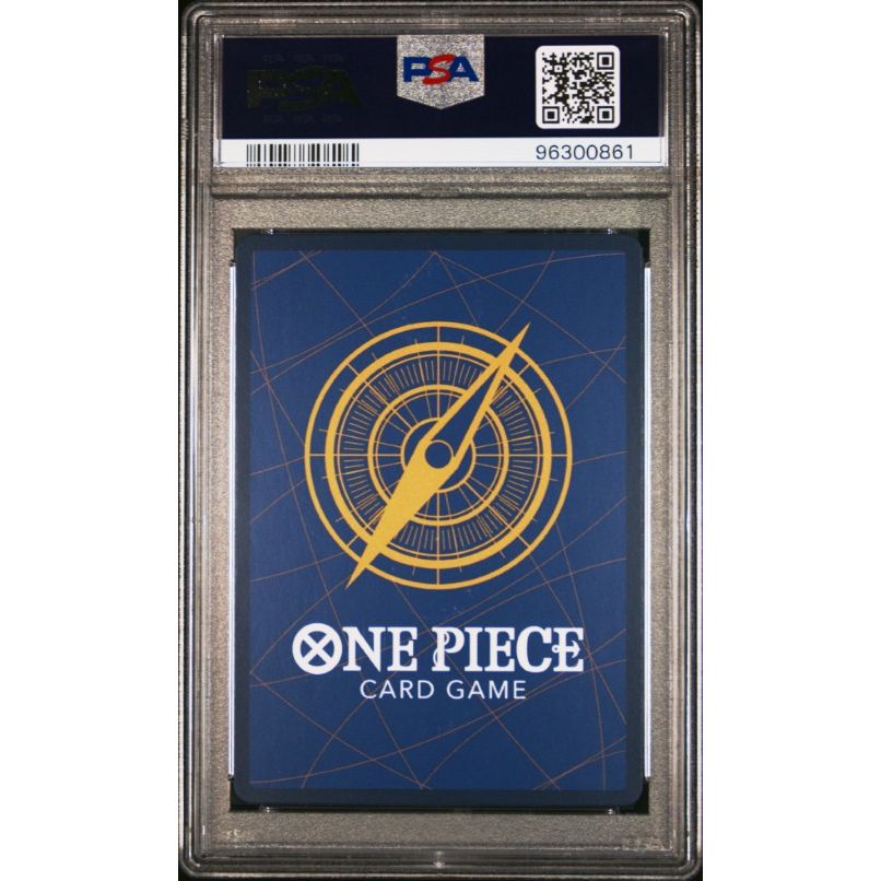 2024 One Piece Ultra Deck St13-The Three Brothers #012 Makino St13-Black & White Alt.Art PSA 10
