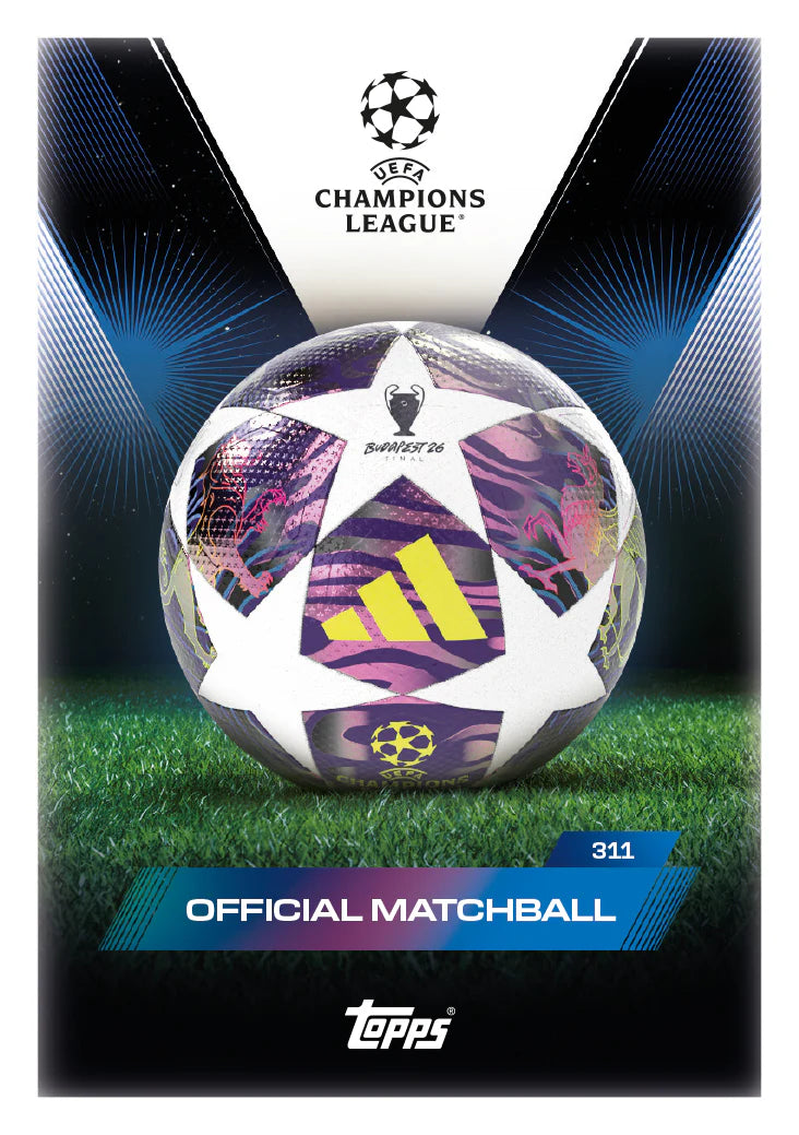 2025-26 Topps Soccer UCC Match Attax EXTRA Booster Box (24 Packs)