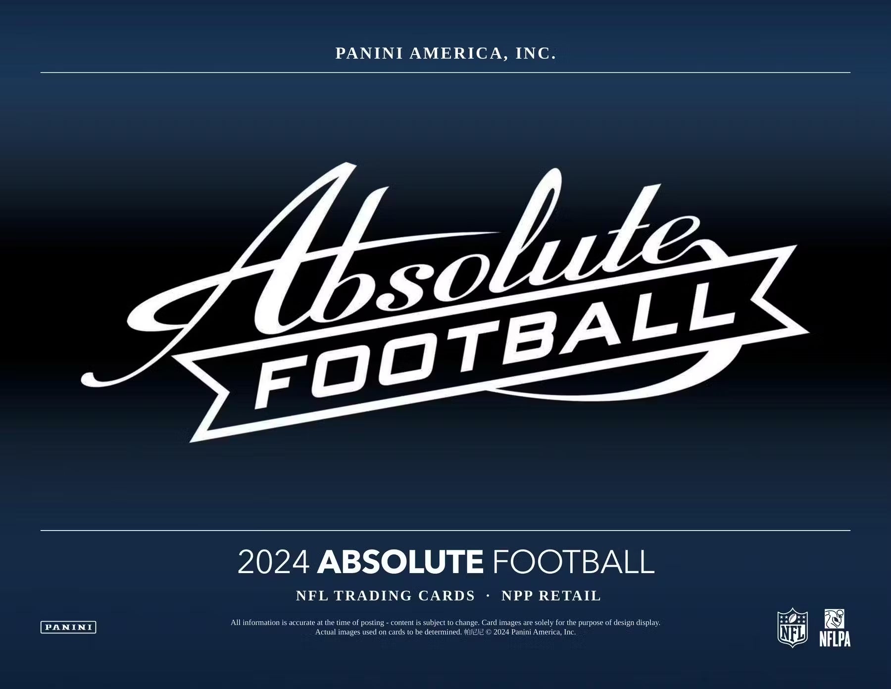 2024 Panini NFL Absolute Football Blaster Box