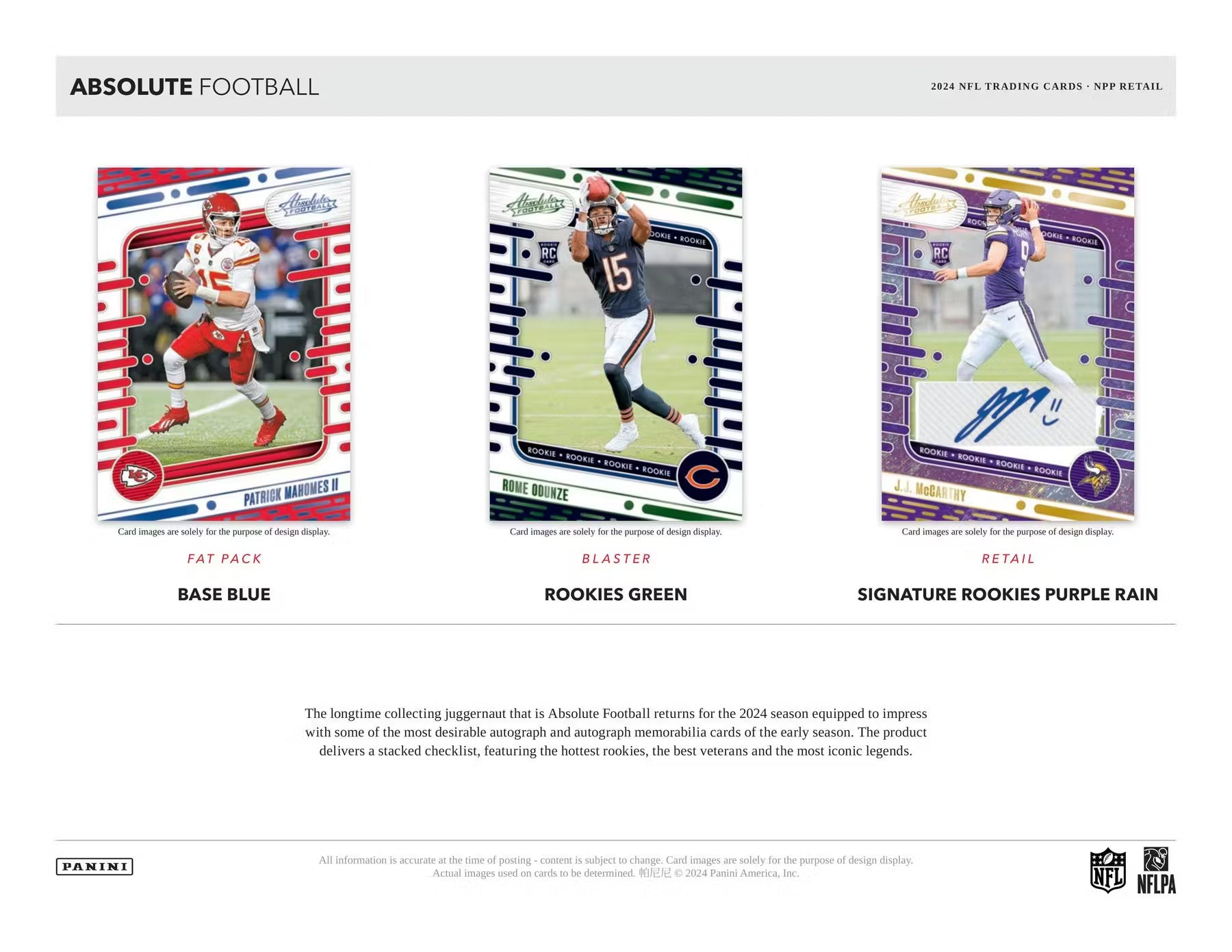 2024 Panini NFL Absolute Football Blaster Box