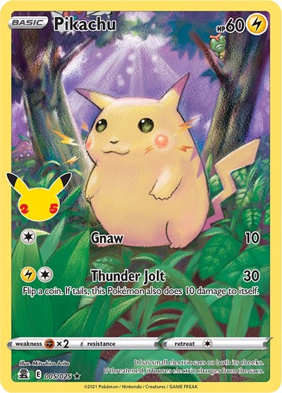 Celebrations - 005/025 Pikachu Holo Rare Celebrations - 005/025 Pikachu Holo Rare