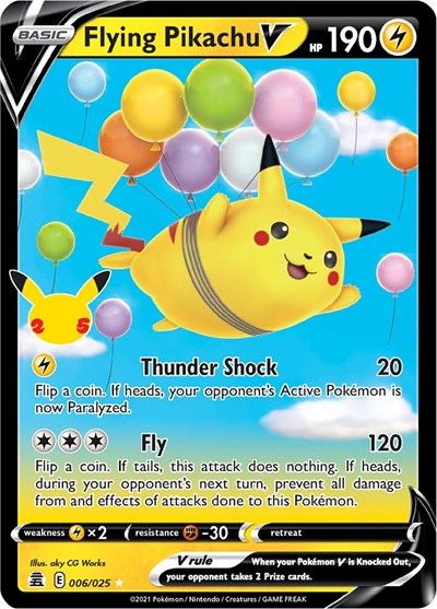 Celebrations - 006/025 Flying Pikachu V Ultra Rare