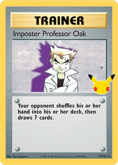 Celebrations Classic Collection - 73/102 Imposter Professor Oak Classic Collection