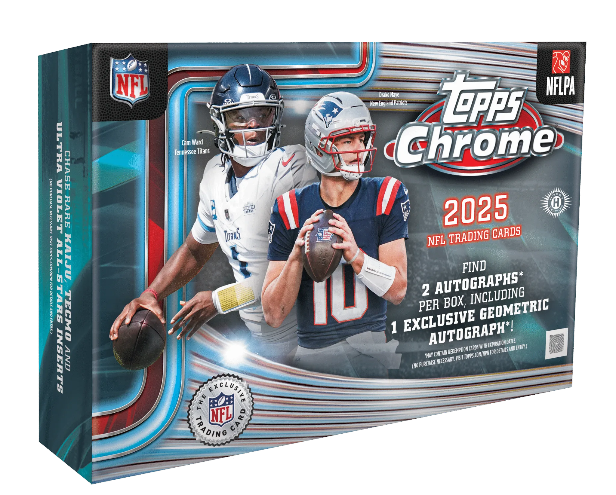 2025 Topps Chrome Football NFL Breaker Delight Hobby Box