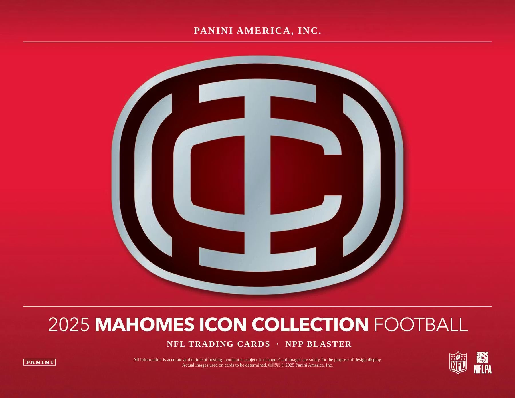 2025 Panini Patrick Mahomes II Icon Collection Football NFL Blaster Box