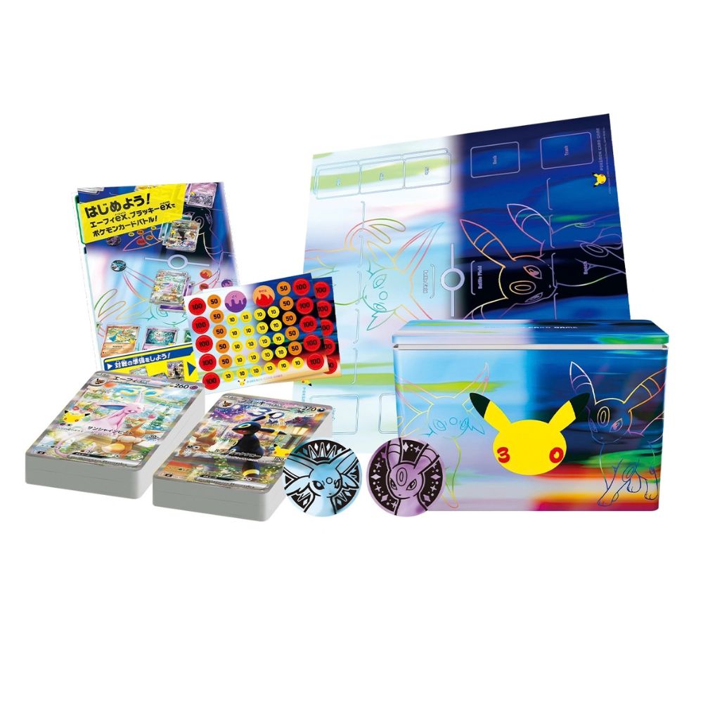 Pokémon TCG 30th Celebration Espeon & Umbreon ex Premium Deck Set (Japanese)