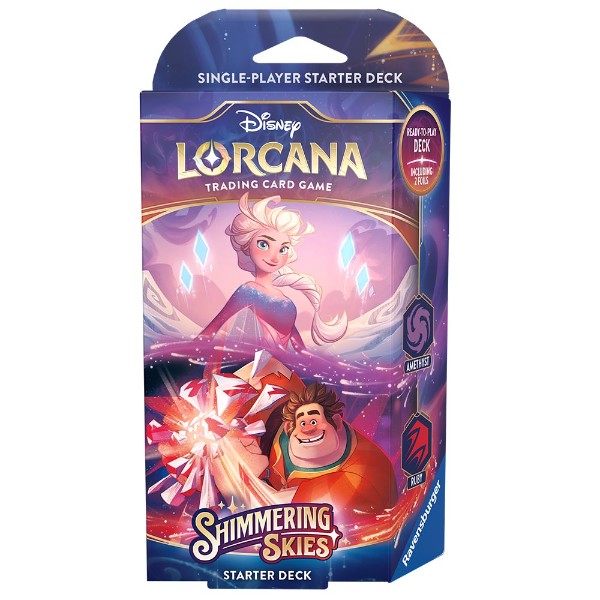 Disney Lorcana Trading Card Game: Rise of the Floodborn Starter Deck - Amber & Sapphire Disney Lorcana Trading Card Game: Rise of the Floodborn Starter Deck - Amber & Sapphire