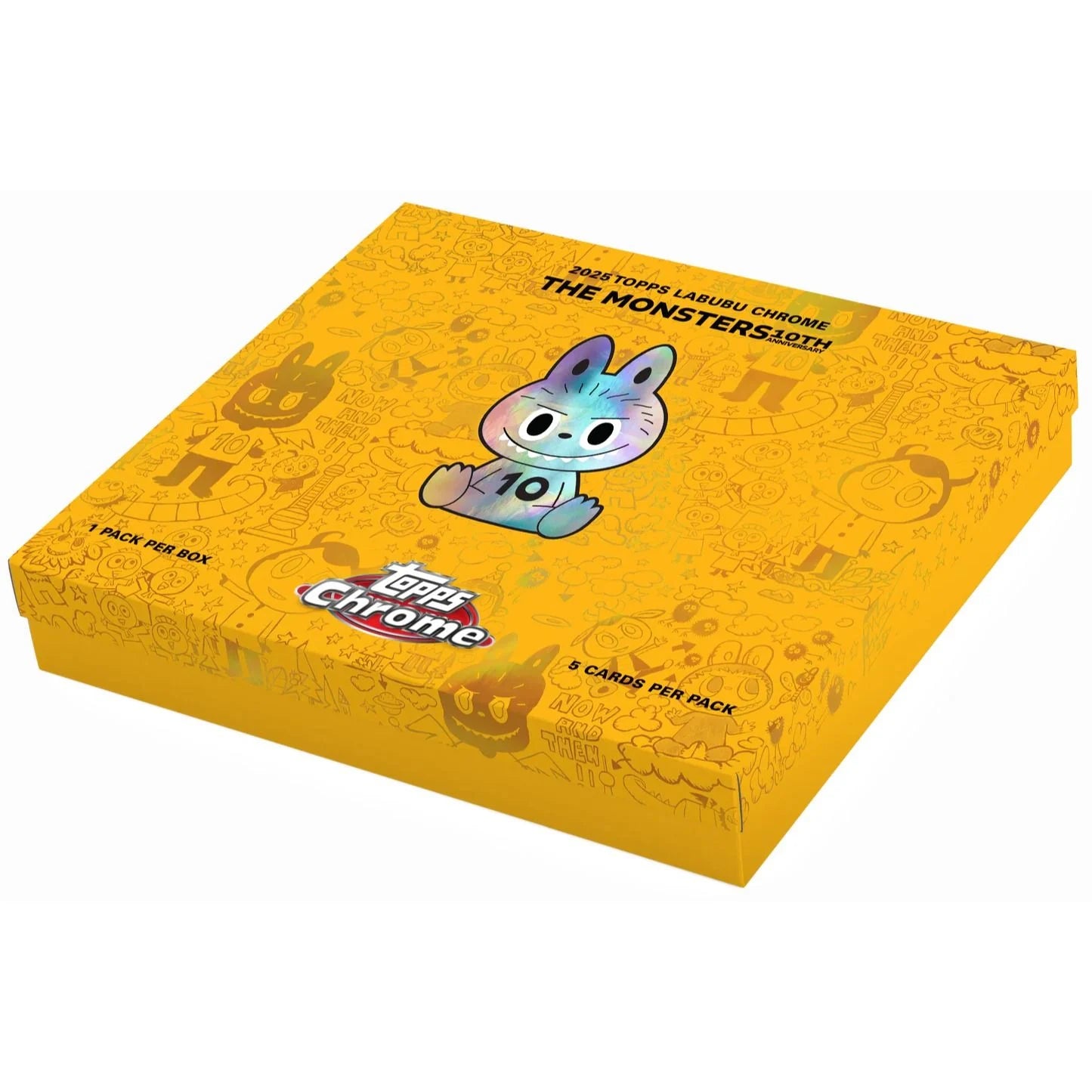 世界25枚限定 LABUBU 10周年 Topps シリアル11/25 2025 Topps Labubu Chrome 10th Anniversary Hobby Box