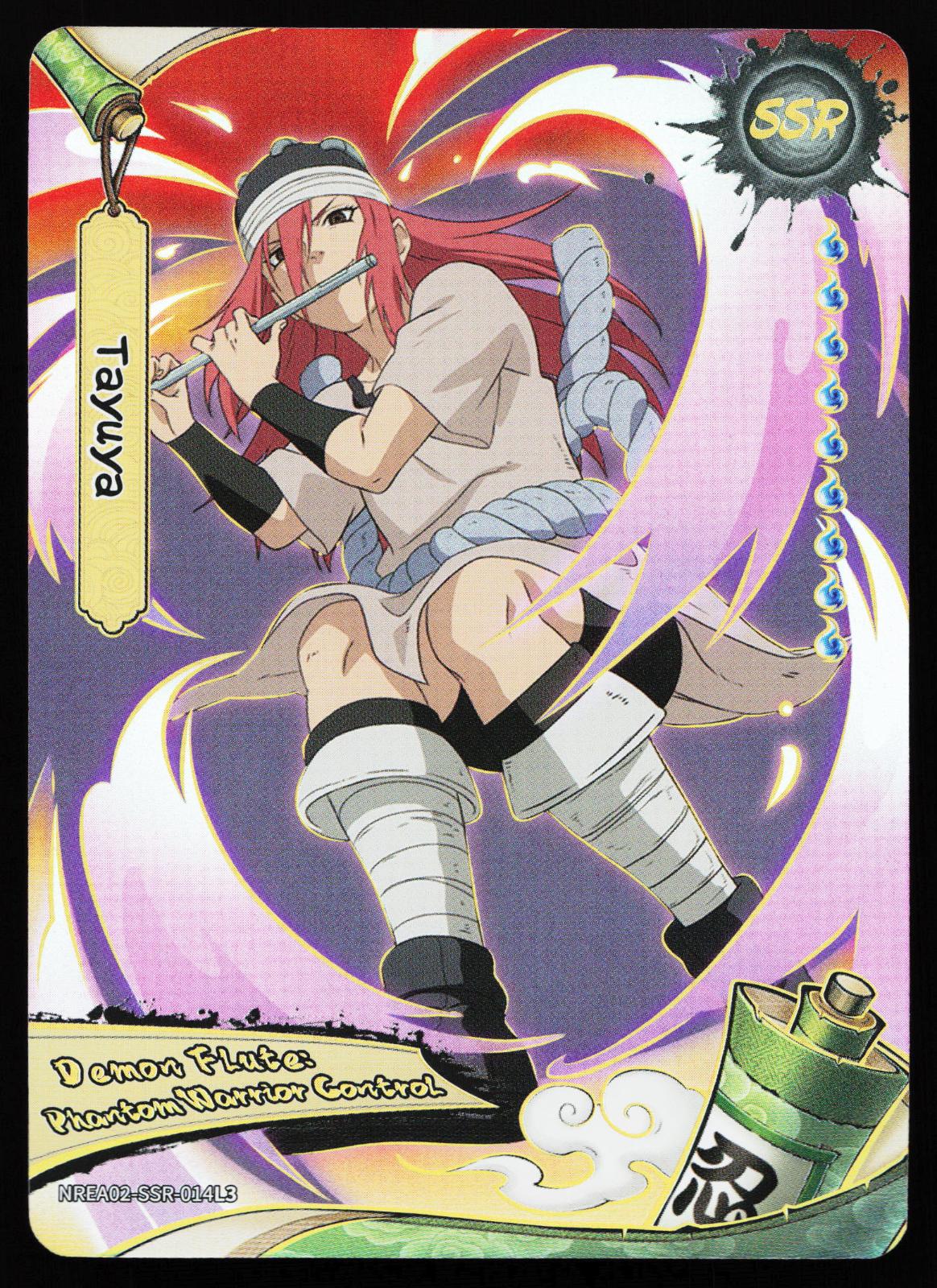 Naruto Kayou Earth Scrolls Series 2 Tayuya NREA02-SSR-014L3 Super Secret Rare