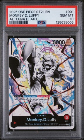gear 5 luffy alt art 2025 One Piece Starter Deck St21-Ex Gear 5 #001 Monkey D. Luffy Altern