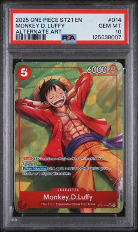 2025 One Piece Starter Deck St21-Ex Gear 5 #014 Monkey D. Luffy Altern