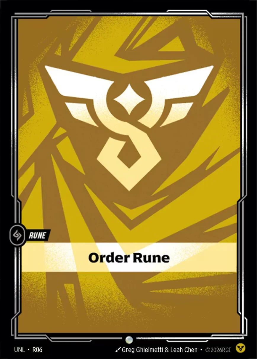 Riftbound - Unleashed - R06 Order Rune Common
