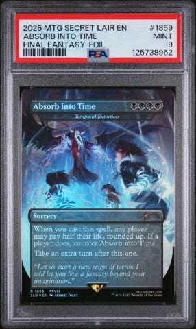 2025 Magic The Gathering Secret Lair Drop #1859 Absorb Into Time Final