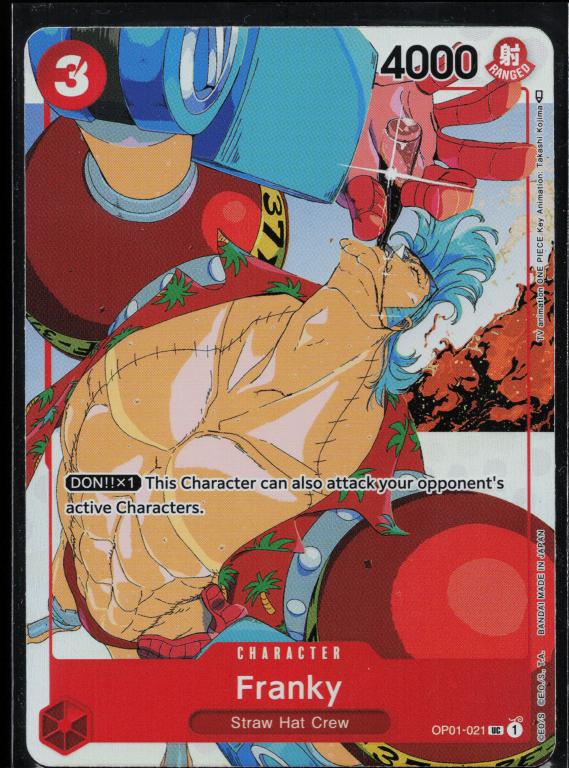 One Piece Promotion Cards #OP01-021 Franky (Gift Collection 2023)