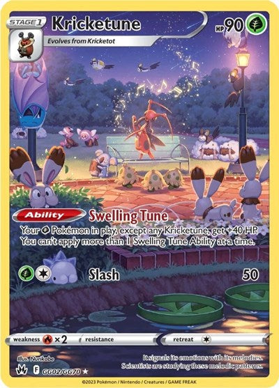 Crown Zenith Galarian Gallery - GG02/GG70 Kricketune Ultra Rare