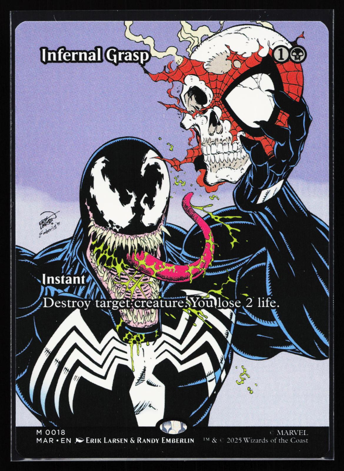 Marvel Universe Eternal-Legal 18 Infernal Grasp (Borderless) Mythic