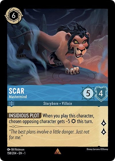 Lorcana - The First Chapter - 158/204 Scar - Mastermind Rare
