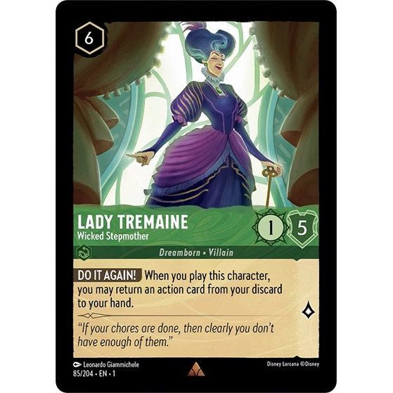 Lorcana - The First Chapter - 085/204 Lady Tremaine - Wicked Stepmother Rare