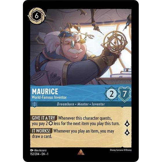 Lorcana - The First Chapter - 152/204 Maurice - World-Famous Inventor Rare
