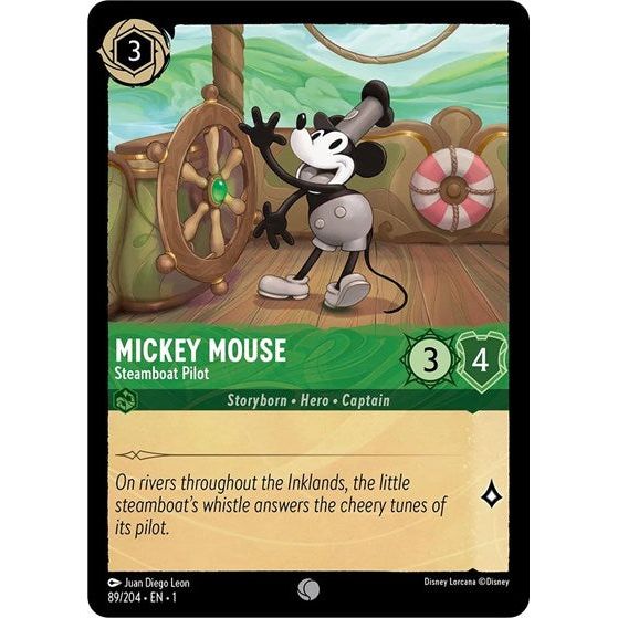 Lorcana - The First Chapter - 089/204 Mickey Mouse - Steamboat Pilot Common