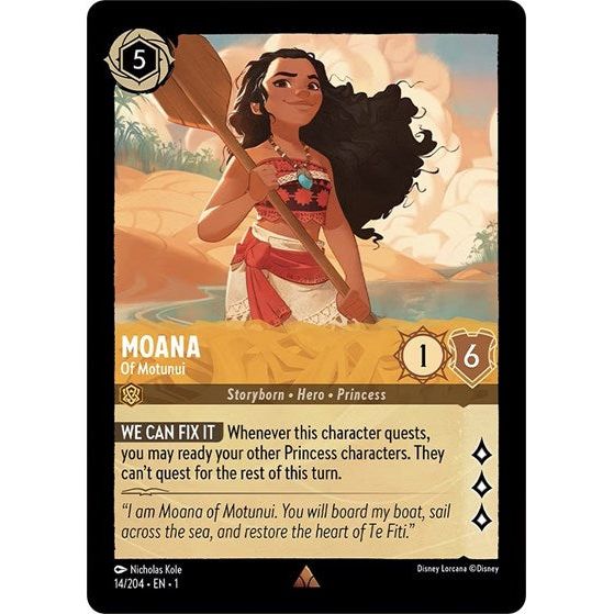 Lorcana - The First Chapter - 014/204 Moana - Of Motunui Rare