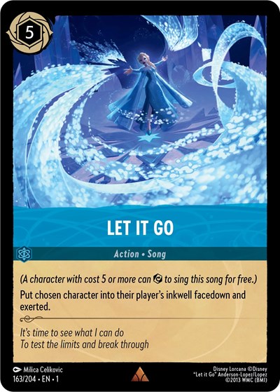 Lorcana - The First Chapter - 163/204 Let It Go Rare