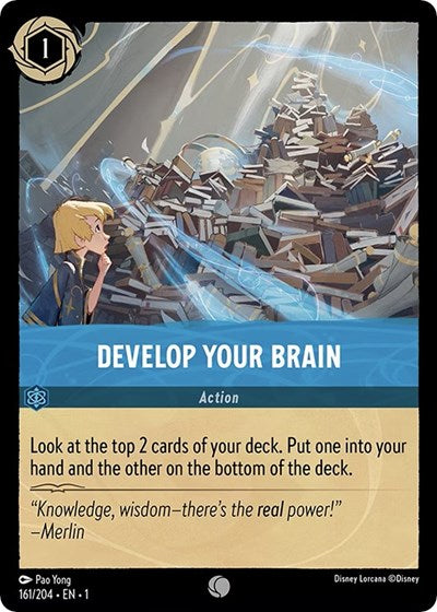 Lorcana - The First Chapter - 161/204 Develop Your Brain Common