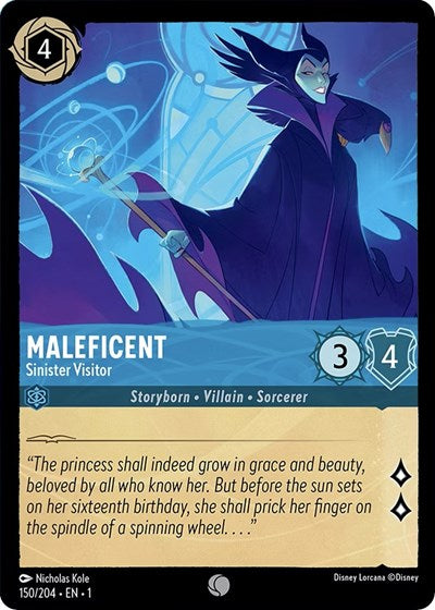 Lorcana - The First Chapter - 150/204 Maleficent - Sinister Visitor Common